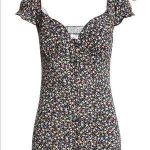 BP Bustier Detail Knit Minidress